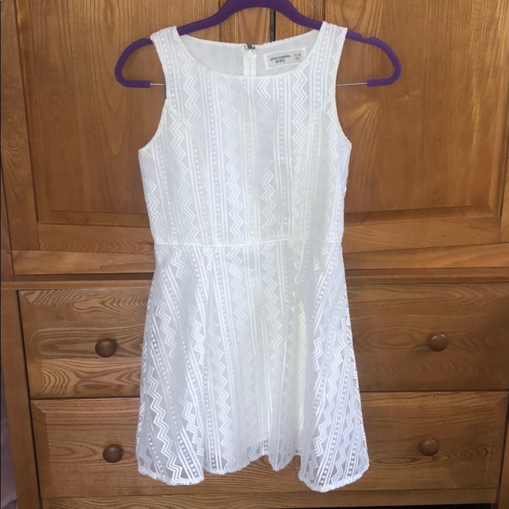Girls white dress